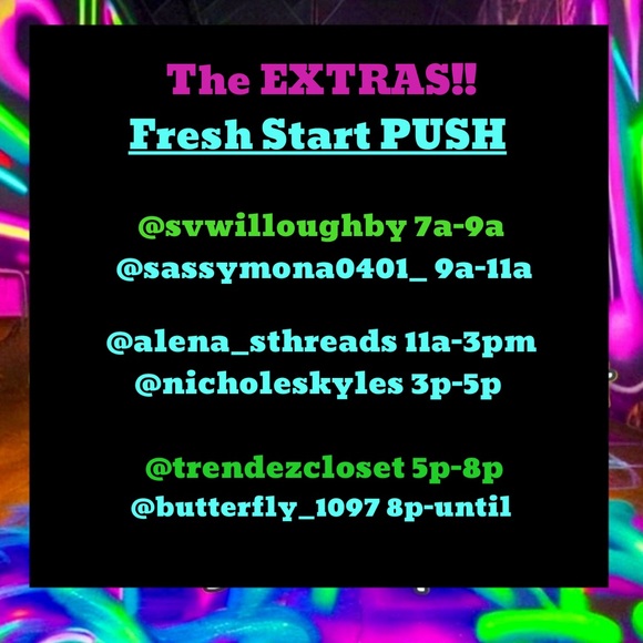 Other - The EXTRAS!!! FRESH START PUSH! NO THEME w SV! THURS JANUARY 8 2025